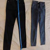 Calvin Klein Jeans High Rise Skinny, черные W27L32, в Адлере