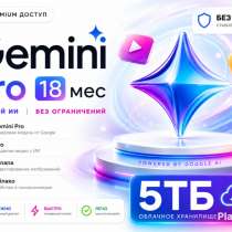 Gemini pro 18 месяцев, в Москве