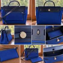 Hermès Herbag Zip 31 Bleu Electrique / Bleu Indigo оригинал, в Москве
