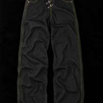 Чёрные широкие джинсы в стиле streetwear, в г.Гомель