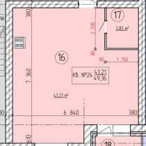 Продам студию 49.3 кв. м, в Ульяновске