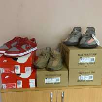 Yeezy ash stone 9,5us; yeezy sand taupe 7us; dunk 8,5us 9us, в г.Рига