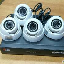 Готовый комплект видеонаблюдения на 4 AHD/IP камеры, в Нижнем Новгороде