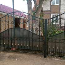 Кованные ворота, в Уфе