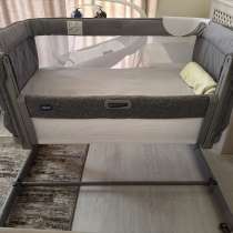 Кроватка CHICCO NEXT2ME MAGIC EVO DARK GREY, в Краснодаре