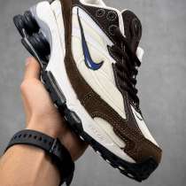 Мужские кроссовки Nike Air Max коричнево-белые, в Иркутске