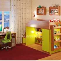 Кровать-чердак "Легенда 11.4" с полками, в Екатеринбурге