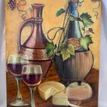 Досочка разделочная-панно "Виноградное вино"", в Санкт-Петербурге
