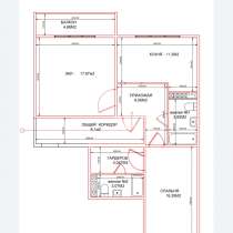 2-к квартира, 65 м2, 1/10 эт. Краснопольский 1д. Без обремен, в Челябинске