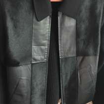 Женский свитер со вставками кожи, в Мытищи