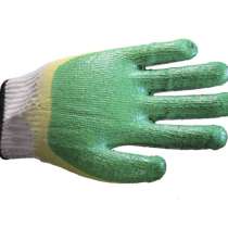 Перчатки х/б с двойным латексным покрытием утеплённые, в Москве