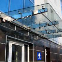 Стеклянные козырьки и навесы, в г.Караганда