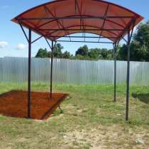 Прочный металлический навес для авто, в Самаре