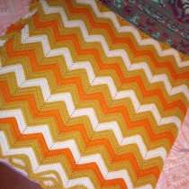 Плед-покрывало, размер 2,5 м на 2,5 м, ручная вязка, в г.Макеевка