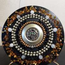 Панно с кварцем, мрамором, янтарём (ручная работа), в Тюмени