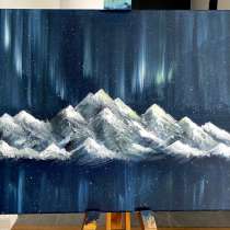 Картина акрилом «Сияние»2023 (40x60), в г.Таллин