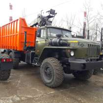 Ломовоз Урал капремонт с новым КМУ и кузовом 24 м. куб, в Миассе