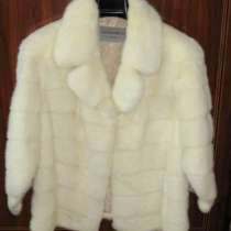 Шуба норковая белая, в Москве
