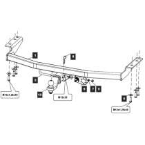 Фаркоп на Nissan Pathfinder R52 2014-, в Красноярске