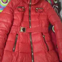 Пуховик зимний красный, в Белой Калитве