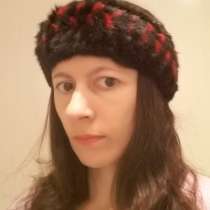 Повязка на голову из меха норки новая, в Новосибирске