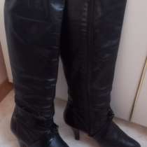 Сапоги кожаные демисезонные, в г.Донецк