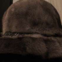 Шапка новая норковая женская. Торг, в Кудрово