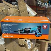 Сабельная аккумуляторная пила Кратон RS18DC-115-OFA SET АКБ, в Москве