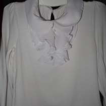 Школьная белая блуза на дев 6 7 8 лет, в Ставрополе