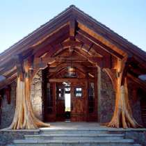 Post & Beam бревенчатое строительство жилья, в Обнинске