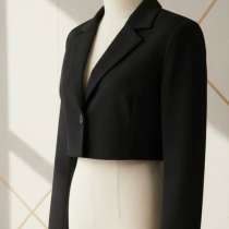 Пиджак черный, 42 размер, в Москве