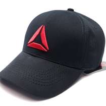 Бейсболка кепка Reebok (черный/к), в Москве