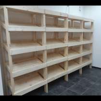 Продам деревянные стелажи, в Москве