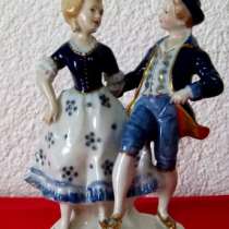 Sitzendorf. Пара в танце.15см. Echt Kobalt, в г.Франкфурт-на-Майне