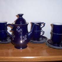 Кофейный сервиз 6 персон кобальт, в Москве