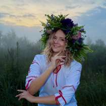 Венок на Ивана Купала «Летняя ночь» (ручная работа), в Новосибирске