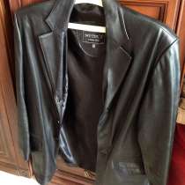 Пиджак кожаный мужской Турция, в Уфе