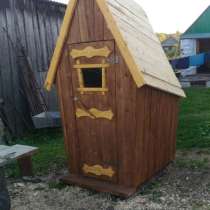 Туалет из дерева, в Новосибирске