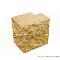 Полублок декоративный угловой полнотелый (заборный) «Силта-Брик», в г.Днепропетровск