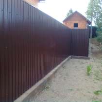 Забор из профнастила, в Новосибирске