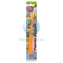 Детская зубная щетка Pierrot Vampi от 2 до 8 лет, мягкая, в Москве