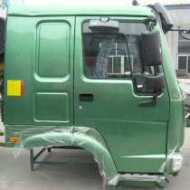 Кабина HOWO Евро-2 зелёная со спальником в сборе, в Благовещенске