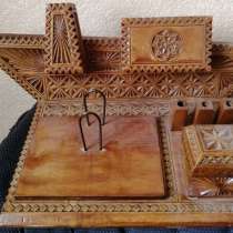 Деревянный письменный прибор Ульяновск, ручная резьба, в Ставрополе