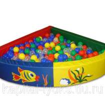 Сухой бассейн разборный угловой (r-150см, h-40см, b-10см), р, в Красноярске