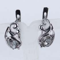 Серьги золотые c Александритами Чохральского, огранка груша, в Москве