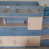 Кровать детская чердак с матрасом, в Красноярске