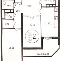 2 ккв с отличным классическим ремонтом, в Краснодаре