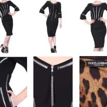 Платье новое Dolce&Gabbana Италия размер S 42 чёрное стразы, в Москве