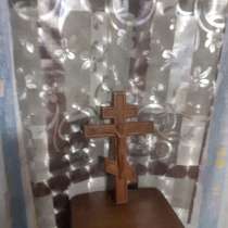 Резьба по дереву! Крест распитие настенный, в Москве