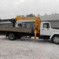 Газ 3309 "Газон" борт 5 метров с кму soosan 334, в Нижнем Новгороде